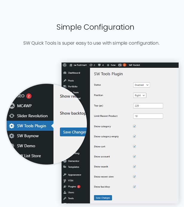 SW Quick Tools – Schnellansicht-Popup-WooCommerce-WordPress-Plugin