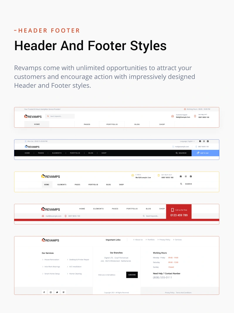 Überarbeitungen – Heimwerker-Service-WordPress-Theme – 14
