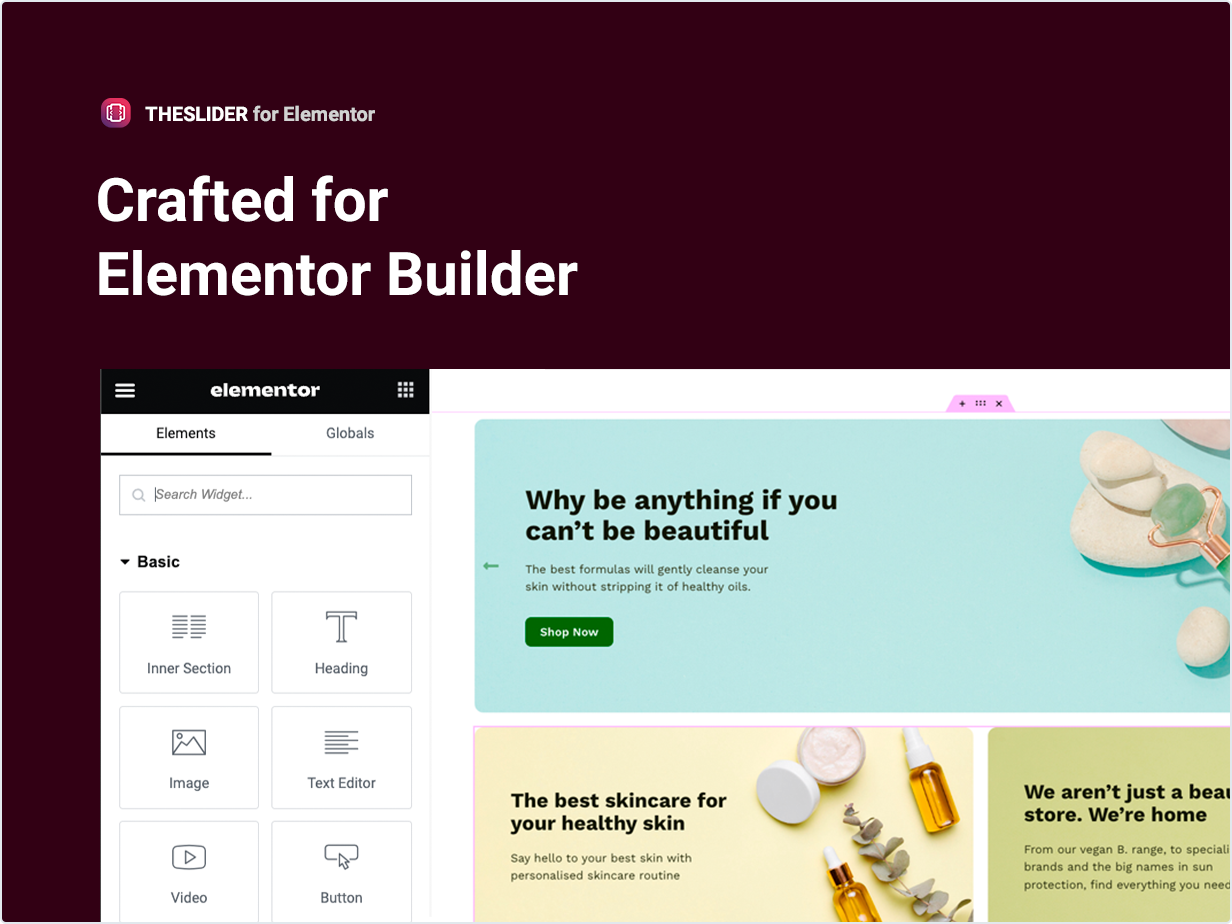 Hergestellt für Elementor Builder