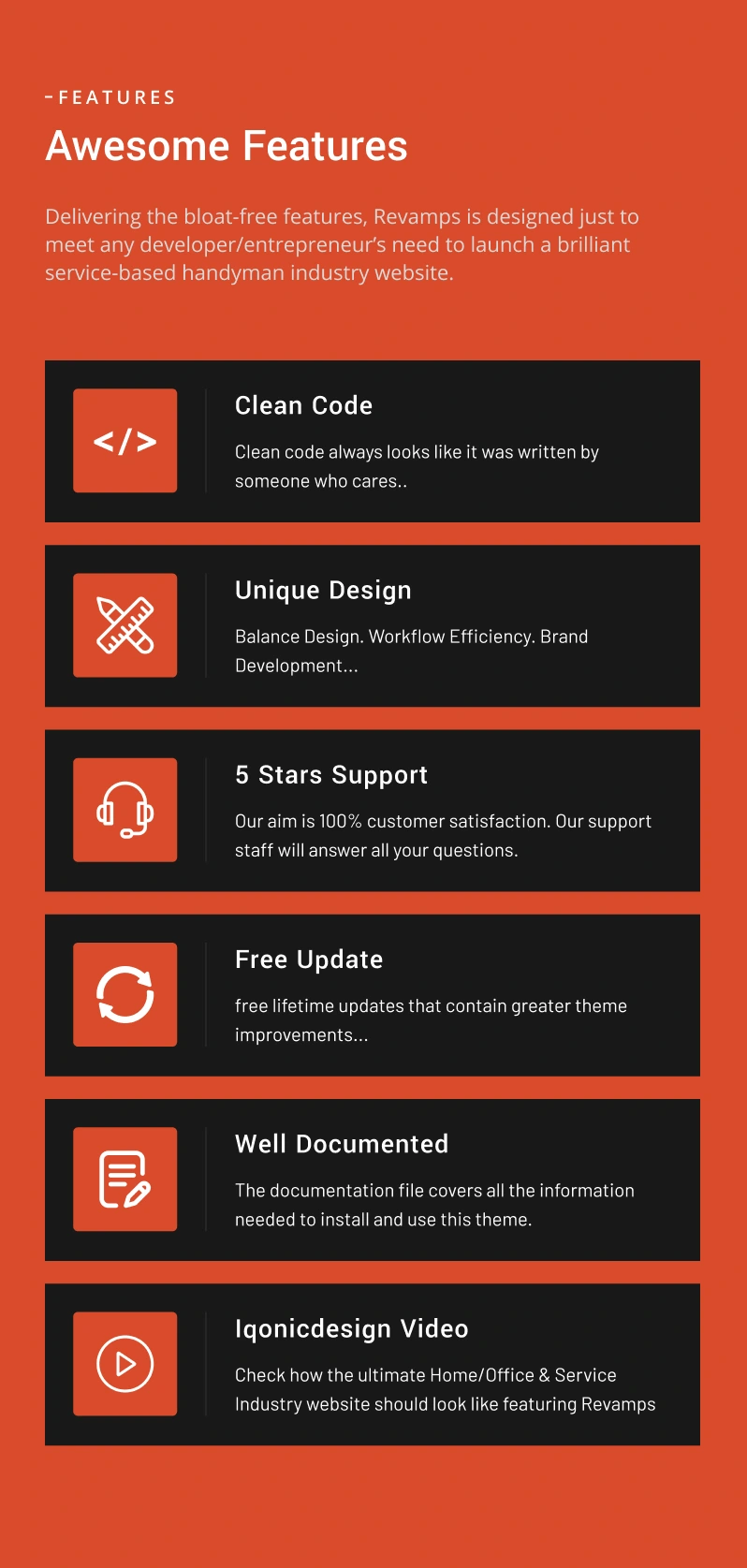 Überarbeitungen – Heimwerker-Service-WordPress-Theme – 26