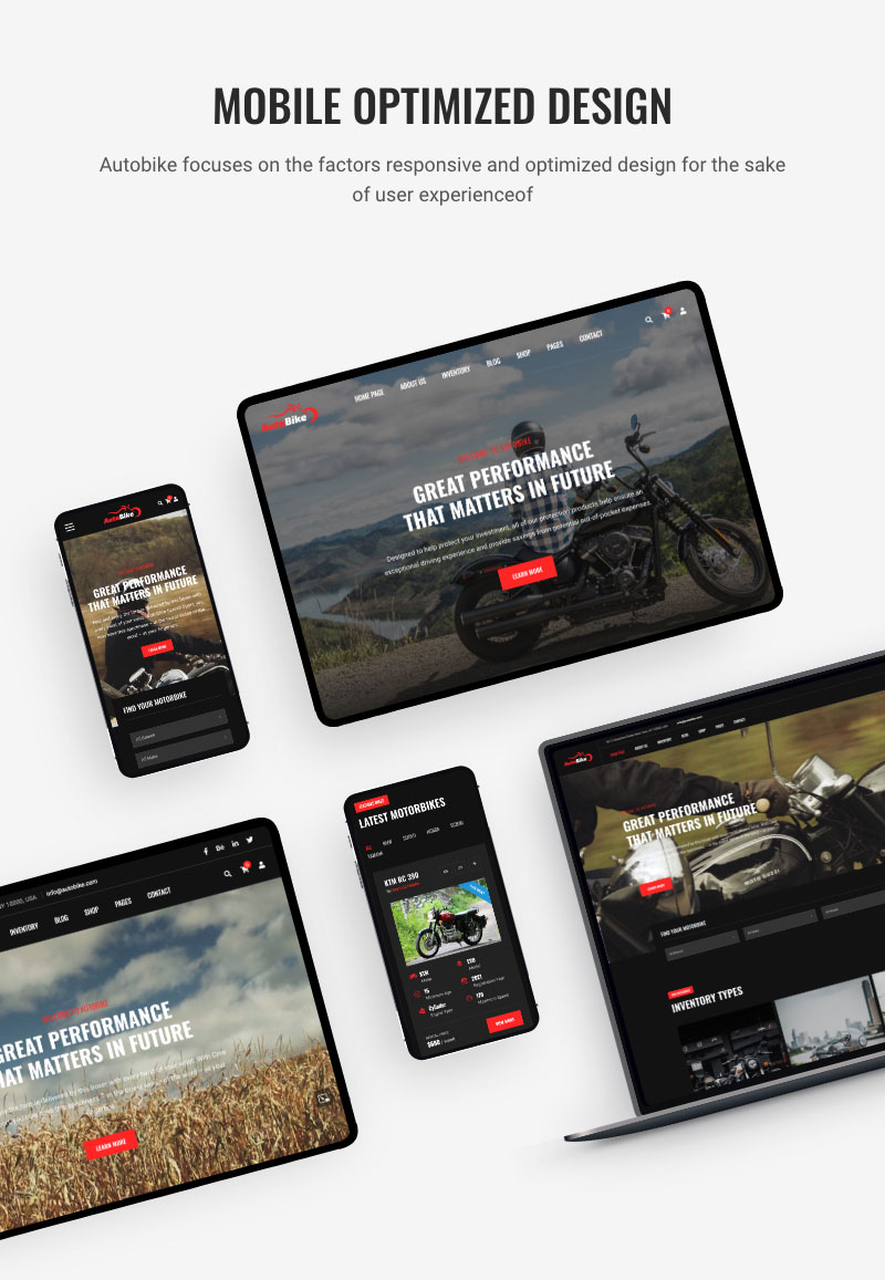 Autobike – WordPress-Theme für Motorradgeschäft und Fahrradverleih – 5