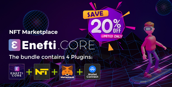 Enefti – NFT Marketplace Core (Essentials-Bundle)