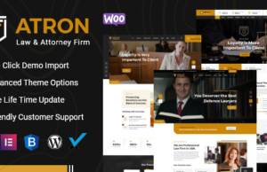 ATRON || Attorney & Lawyers WordPress Vorlage