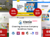 Clenia – WordPress-Layout für Reinigungsdienste