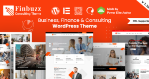 Finbuzz – WordPress-Vorlage für Firmenkunden