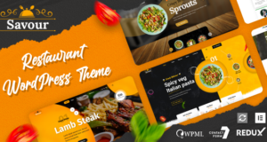 Genießen – Restaurant- und Fast-Food-WordPress-Layout
