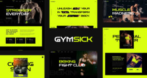Gymsick – Fitness- und Fitnessstudio-WordPress-Template
