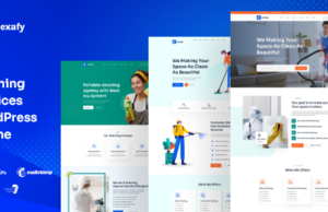 Hexafy – WordPress-Template für Reinigungsunternehmen