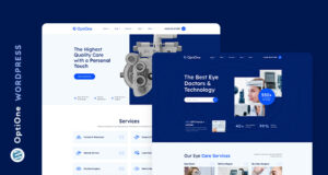 OptiOne – WordPress-Vorlage für Augenpflege