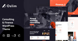 Oslim – WordPress-Template für Beratung und Finanzen