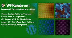 Prozedurales Mustergenerator-Add-on für WPRembrant Image Editor