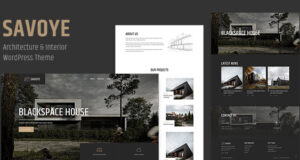 Savoye – WordPress-Layout für Architektur und Inneneinrichtung