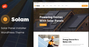 Solam – Solarpanel-Installer-WordPress-Layout