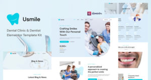 Usmile – Elementor-Vorlagen-Kit für Zahnkliniken und Zahnärzte