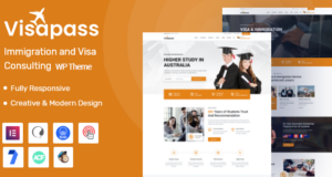 Visapass – Immigration Consulting WordPress Vorlage
