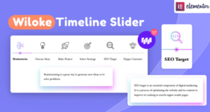 Wiloke Timeline Slider für Elementor