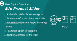 WordPress EDD-Produkt-Slider