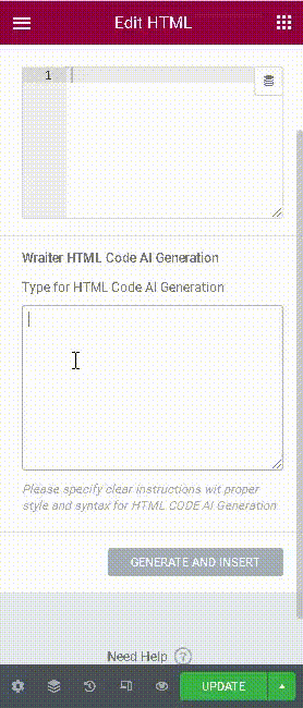 WrAIter - AI Assisted Autocontent Elementor support and Woocommerce Products contents AI Generation - 13