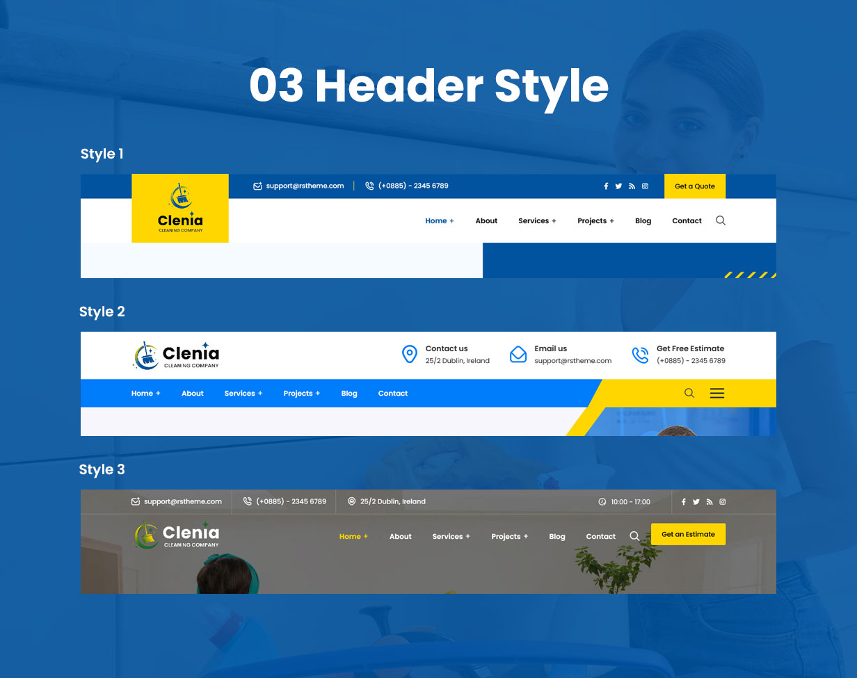 Clenia – WordPress-Theme für Reinigungsdienste – 9