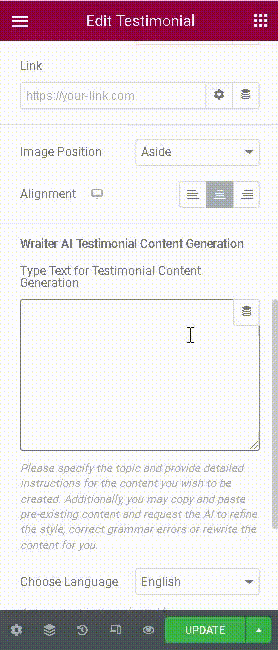 WrAIter - AI Assisted Autocontent Elementor support and Woocommerce Products contents AI Generation - 14