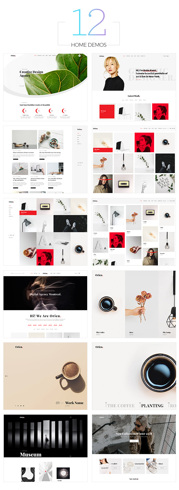 Orien – Kreatives Portfolio-WordPress-Theme – 4