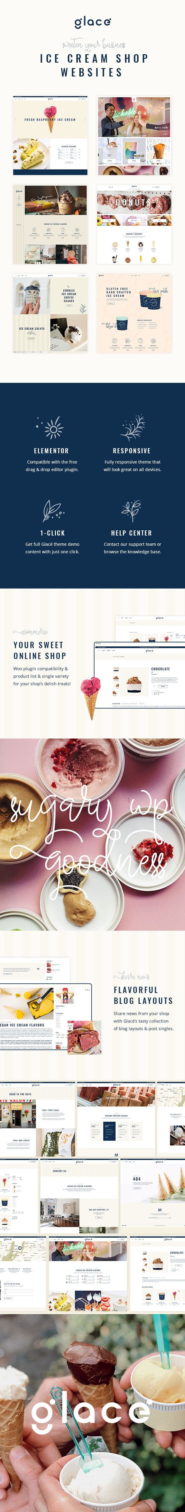 Glacé – Eis- und Süßwarenladen-Thema – 2