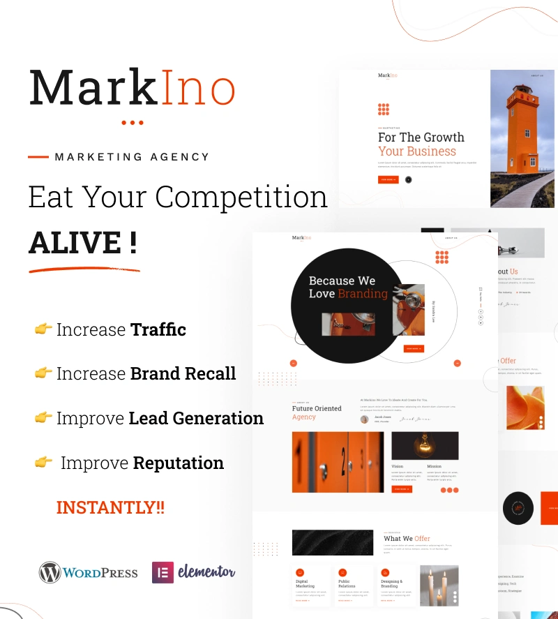 Markino – Kreatives WordPress-Theme für Marketingagentur – 5