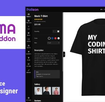 Agama – Produktdesigner für WooCommerce – Palleon Addon