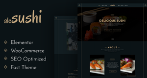 AleSushi – Restaurant-WordPress-Vorlage