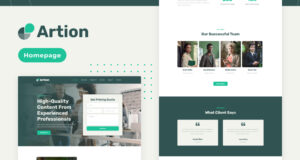Artion | Content Copywriting Services Elementor-Vorlagenkit