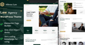 Athen – WordPress-Layout für Anwaltskanzleien