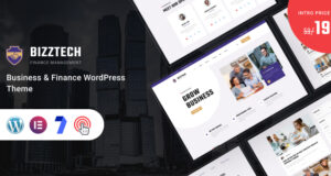 Bizztech – WordPress-Vorlage für Wirtschaft und Finanzen
