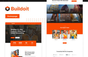 Buildoit | Bau- und Gebäudeelementor-Vorlagenkit