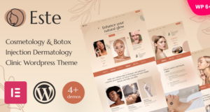 Este – WordPress-Template für Kliniken für Kosmetologie und Botox-Injektionsdermatologie