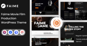 Faime – WordPress-Layout für die Filmproduktion