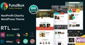 Fundbux – WordPress-Template für Wohltätigkeit und Spendensammlung