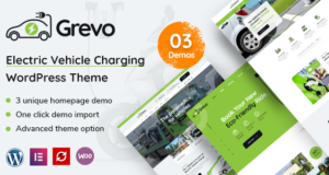 Grevo – WordPress-Vorlage für Elektromobilitätsdienste