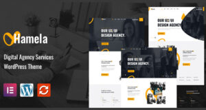 Hamela – WordPress-Vorlage für digitale Agenturdienste