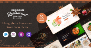 Hungrybuzz – Restaurant-WordPress-Vorlage