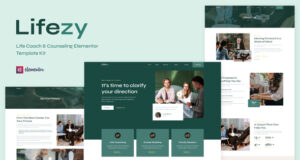 Lifezy – Elementor-Vorlagen-Kit für Life Coach und Beratung