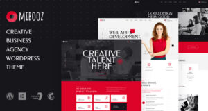 Mibooz – WordPress-Layout für Kreativagenturen