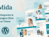 Mida – WordPress-Vorlage für Kliniken für medizinische Diagnostik und plastische Chirurgie