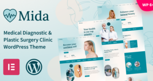Mida – WordPress-Vorlage für Kliniken für medizinische Diagnostik und plastische Chirurgie