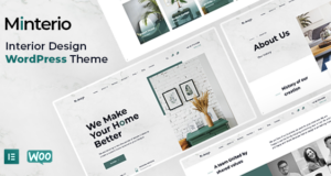 Minterio – WordPress-Template für Innenarchitektur
