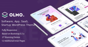 OLMO – Software- und SaaS-Landing-WordPress-Layout (mit Elementor Builder)