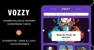 Vozzy – Modernes und Neobrutalismus-WordPress-Layout