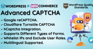 WooCommerce Advanced CAPTCHA – Google Cloudflare hCaptcha