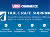 WooCommerce-Tischpreisversand