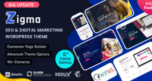 Zigma – WordPress-Template für SEO und digitales Marketing