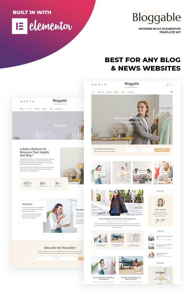 bloggbare Homepages